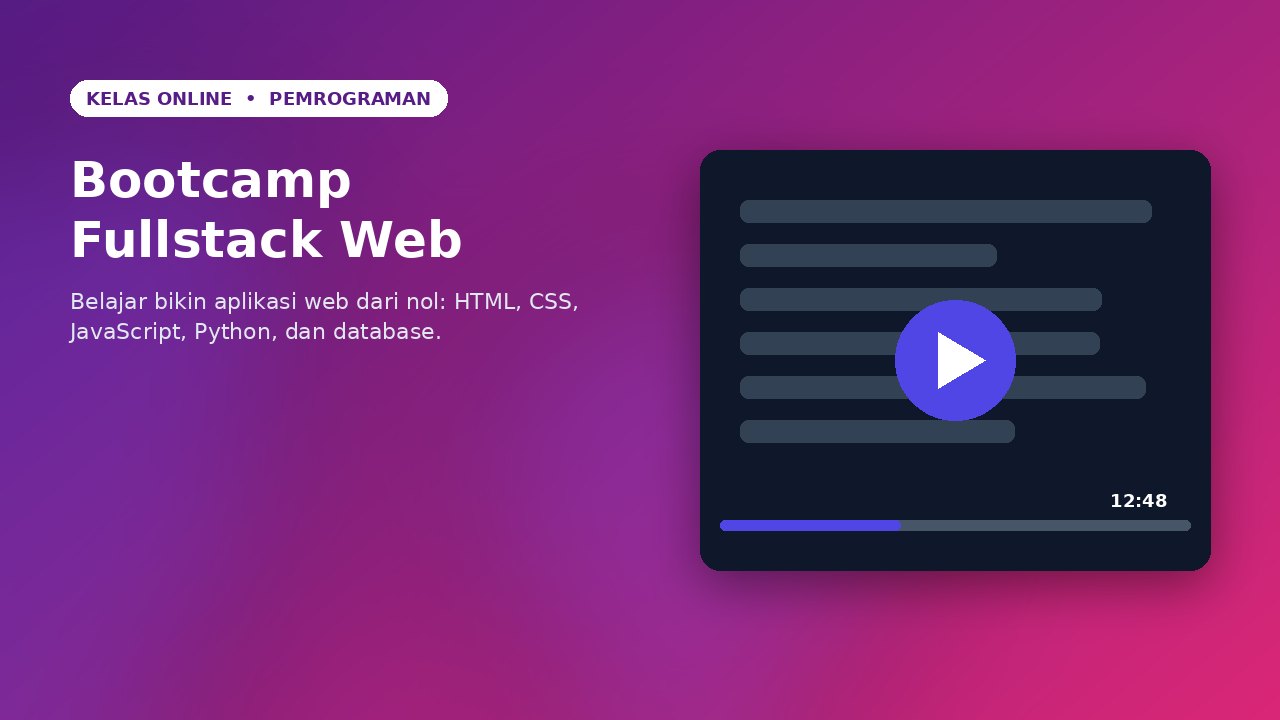 Bootcamp Fullstack Web