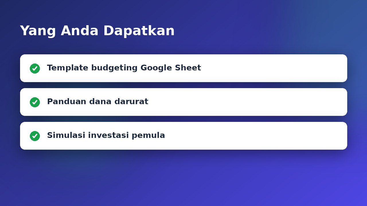 Keuangan Pribadi Anti Bocor