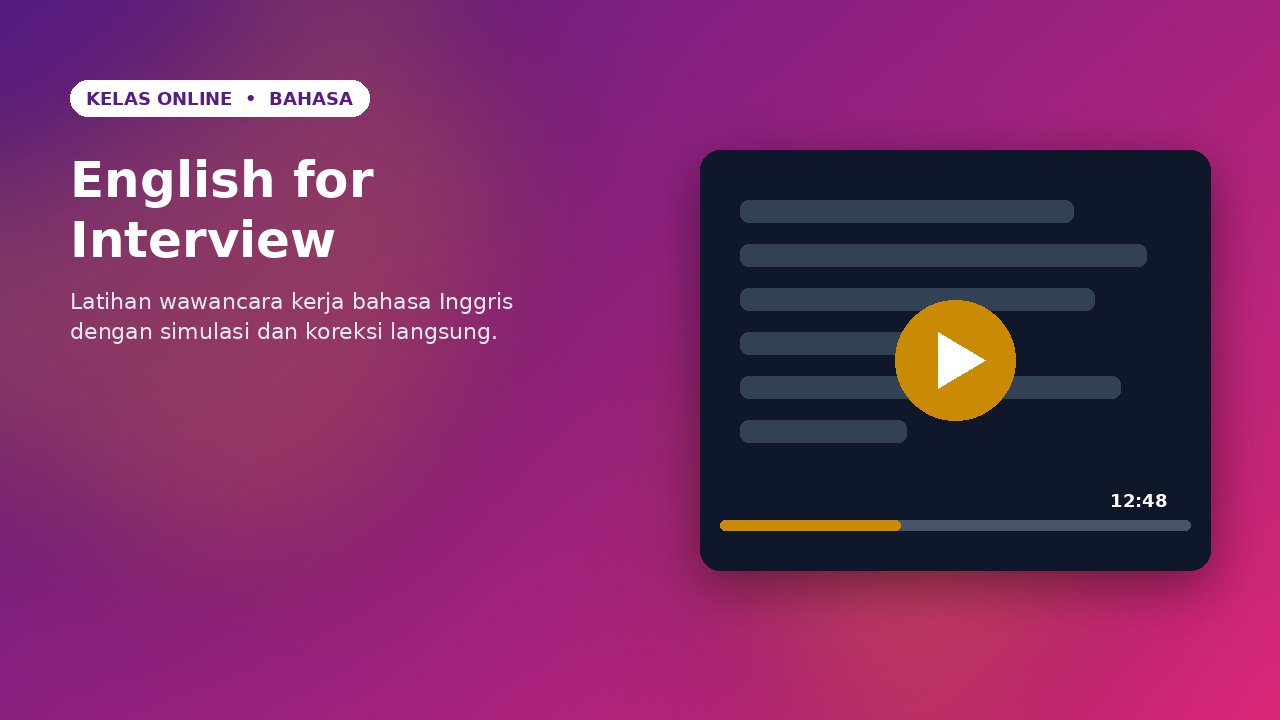 English for Interview