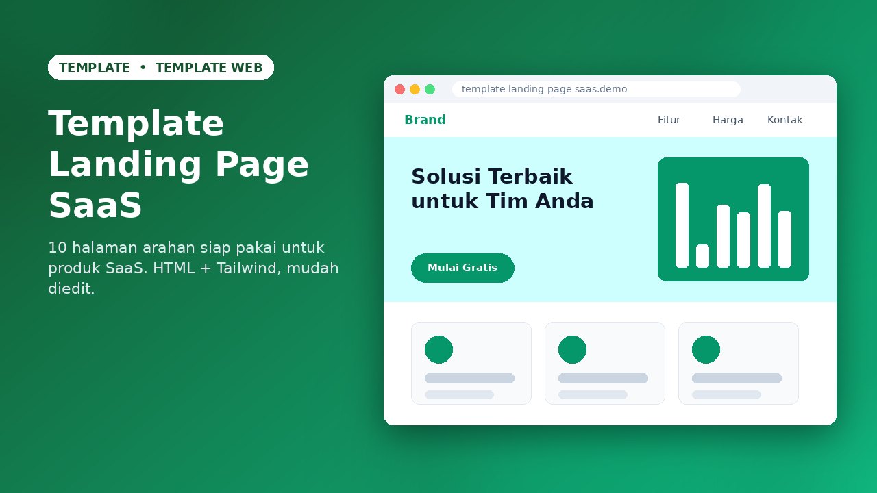 Template Landing Page SaaS