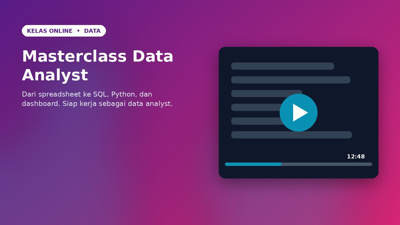 Masterclass Data Analyst