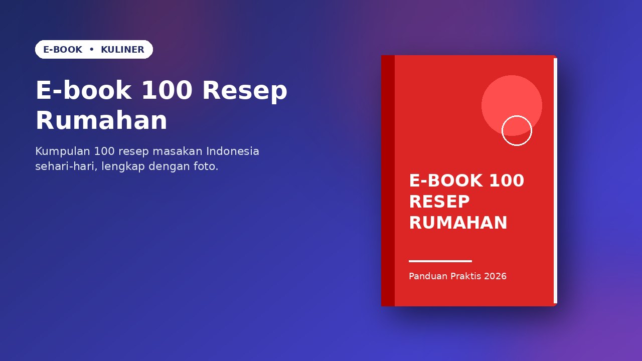 E-book 100 Resep Rumahan