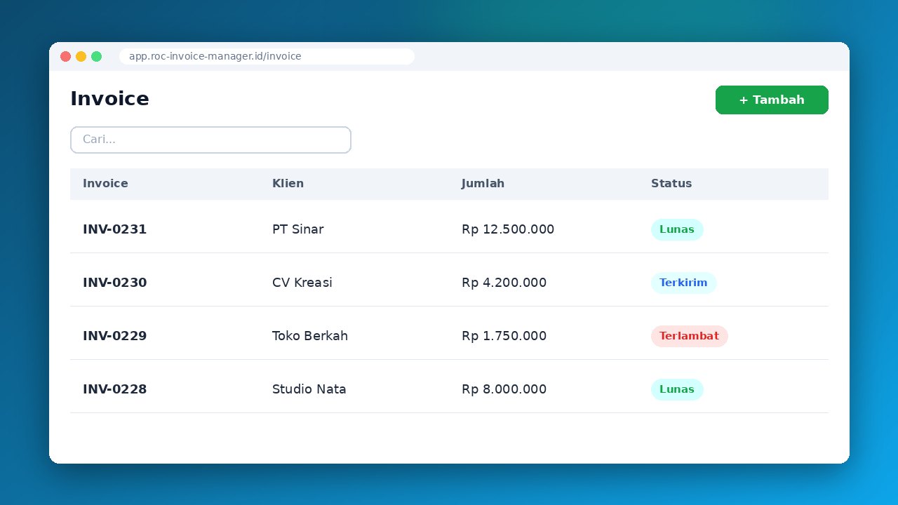 RoC Invoice Manager